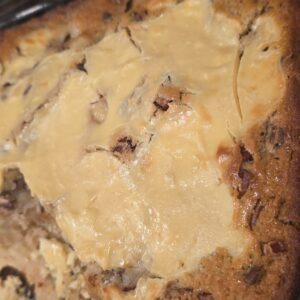 Banana Pecan Forester Cobbler